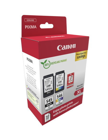 Canon 8286B011 cartuccia d'inchiostro 2 pz Originale Nero, Ciano, Magenta, Giallo