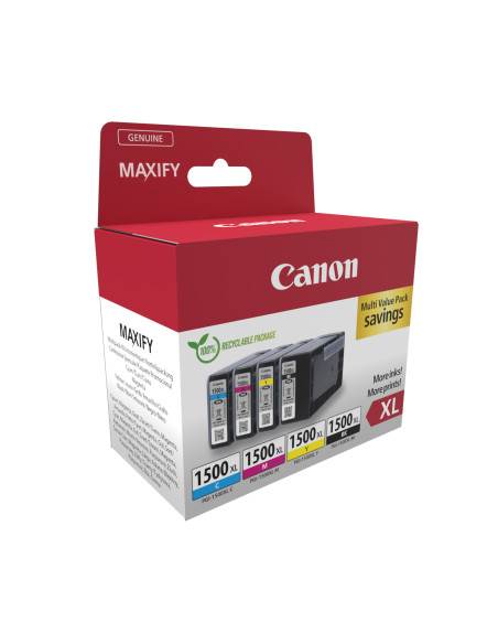 Canon 9182B010 cartuccia d'inchiostro 4 pz Originale Resa elevata (XL) Nero, Ciano, Magenta, Giallo