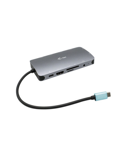 i-tec USB-C Metal Nano Dock HDMI/VGA with LAN + Charger 112W