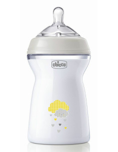 Chicco Natural Feeling biberon 330 ml Grigio