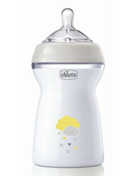 Chicco Natural Feeling biberon 330 ml Grigio