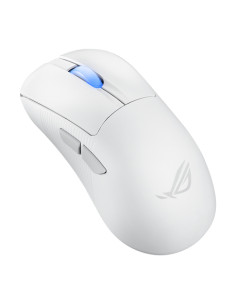 ASUS ROG Keris II Ace Wireless AimPoint White mouse Gaming Mano destra RF Wireless + Bluetooth + USB Type-A Ottico 42000 DPI 2