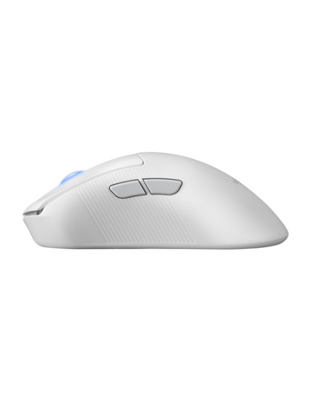 ASUS ROG Keris II Ace Wireless AimPoint White mouse Gaming Mano destra RF Wireless + Bluetooth + USB Type-A Ottico 42000 DPI