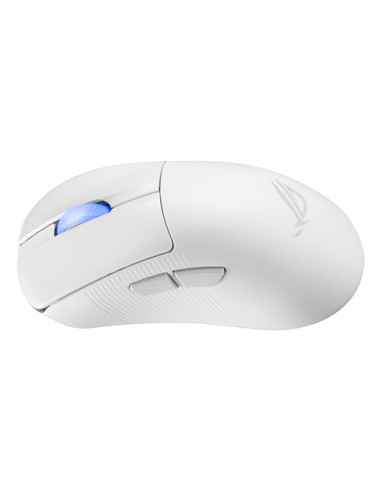 ASUS ROG Keris II Ace Wireless AimPoint White mouse Gaming Mano destra RF Wireless + Bluetooth + USB Type-A Ottico 42000 DPI