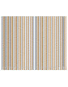 Tessuto di Ricambio per Tenda Strisce Multicolore 4x3 m 2