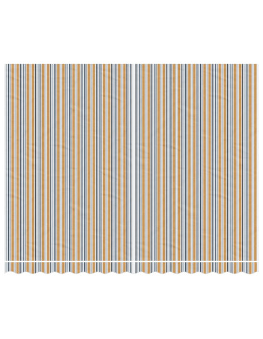 Tessuto di Ricambio per Tenda Strisce Multicolore 4x3 m