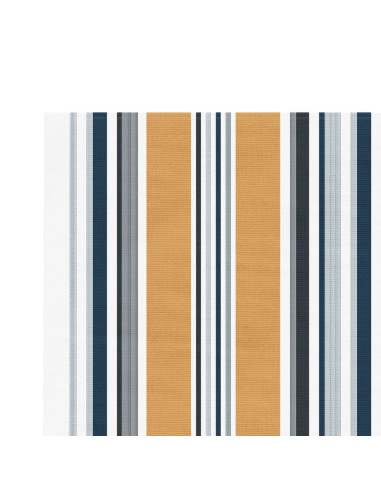 Tessuto di Ricambio per Tenda Strisce Multicolore 4x3 m