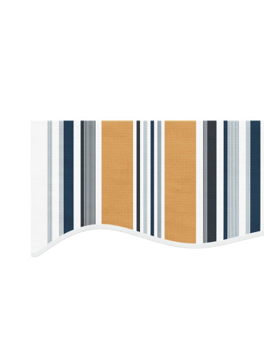 Tessuto di Ricambio per Tenda Strisce Multicolore 4x3 m