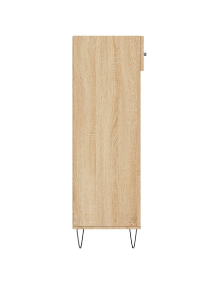 Scarpiera Rovere Sonoma 60x35x105 cm in Legno Multistrato