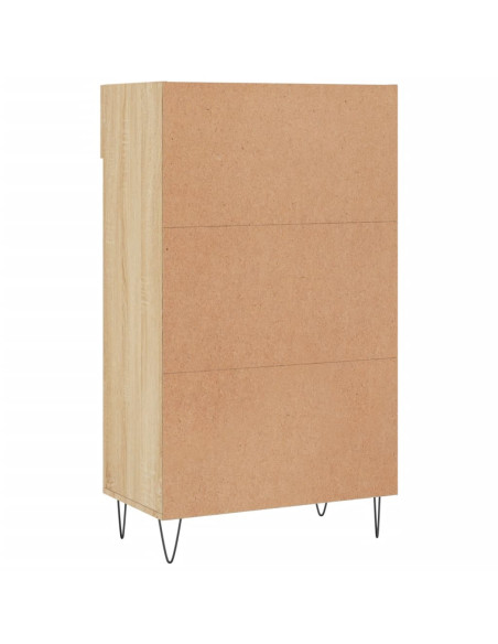 Scarpiera Rovere Sonoma 60x35x105 cm in Legno Multistrato