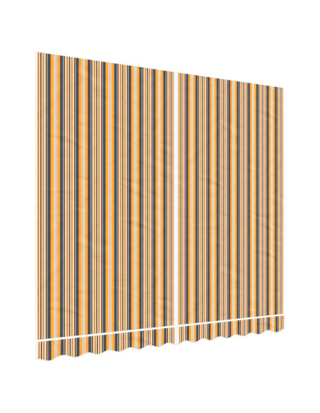 Tessuto di Ricambio per Tenda Strisce Multicolore 3x2,5 m