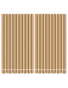 Tessuto di Ricambio per Tenda Strisce Multicolore 3x2,5 m 2