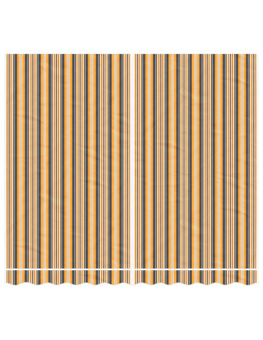 Tessuto di Ricambio per Tenda Strisce Multicolore 3x2,5 m