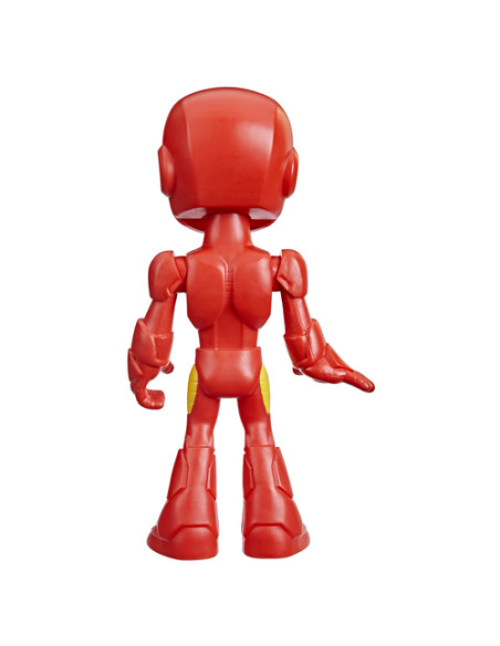 Marvel Spidey e I Suoi Fantastici Amici, mega Iron Man, action figure da 22,5 cm, giocattolo prescolare, per bambini dai 3 anni 