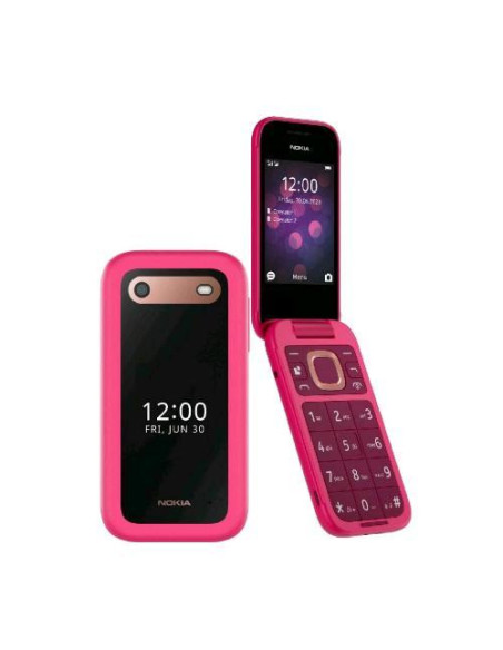 CELLULARE NOKIA 2660 FLIP 4G DUAL SIM 2.8" CLAMSHELL FOTOCAMERA BLUETOOTH 4G LTE ITALIA PINK
