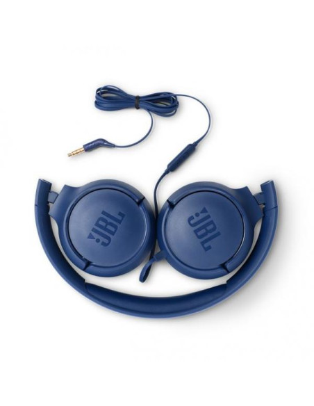JBL Tune 500 Cuffia Padiglione auricolare Connettore 3.5 mm Blu