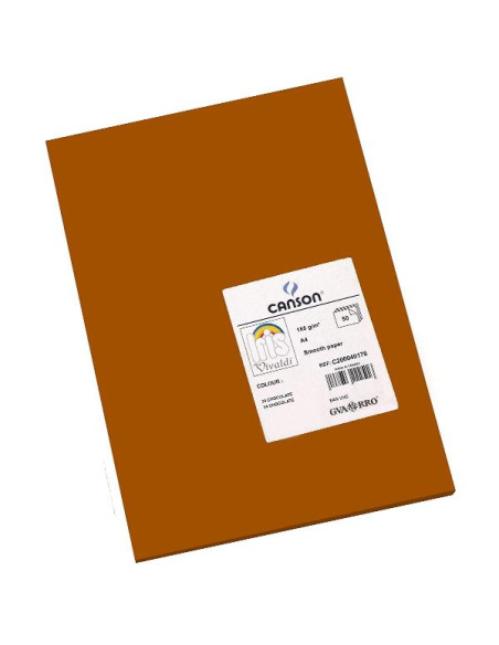 CF50FF VIVALDI A4 185G CIOCCOLATO