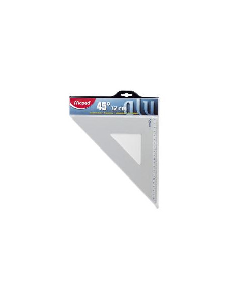SQUADRA 32 CM 60°  ALLUMINIO