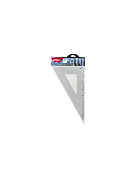 SQUADRA 32 CM 60°  ALLUMINIO