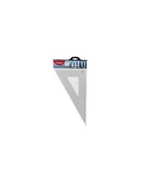 SQUADRA 37 CM 60°  ALLUMINIO