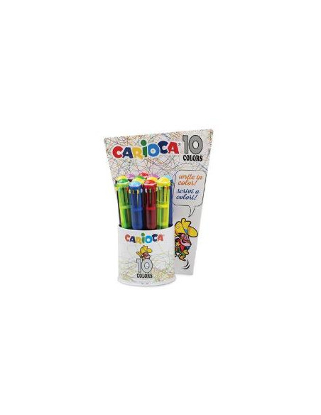 CF12 PENNA 10 COLORI FLUO