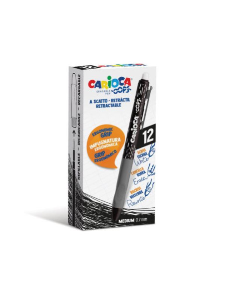 CF12 PENNA CANC.SCATTO NERO OOPS