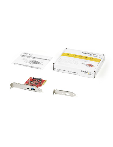 StarTech.com Scheda PCI Express USB-C USB-A a 2 porte - Adattatore scheda controller host USB 3.2 Gen 2 PCI Express Tipo C/A 10 