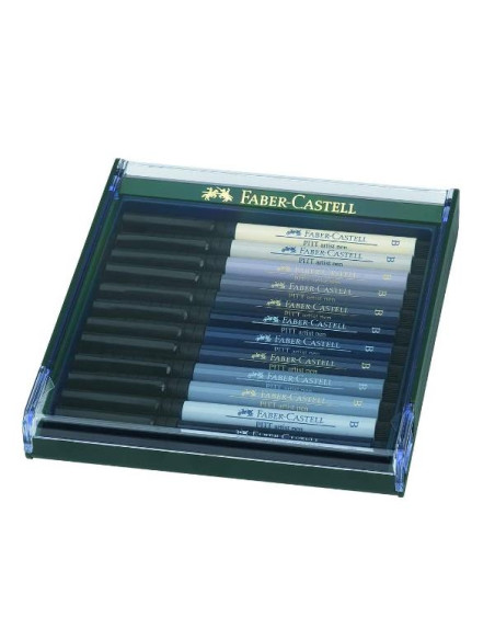 12 PEN BRUSH COLORI GRIGI