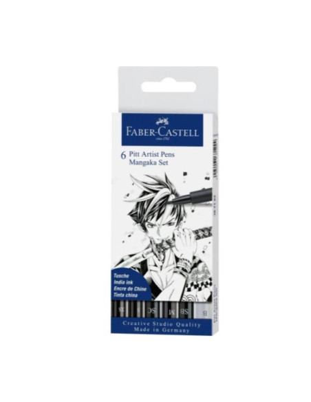SET 6 COLORI PITT ARTIST PEN - N