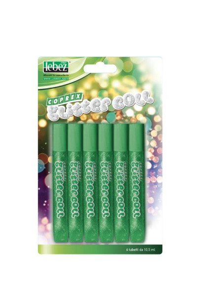 CF6 GLITTER COLL 10,5 ML BLIS.VERDE