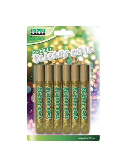 CF6 GLITTER COLL 10,5 ML BLIS.ORO