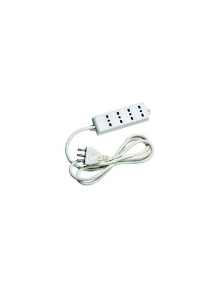 MULTIPRESA 4P. WHITE BIPASSO