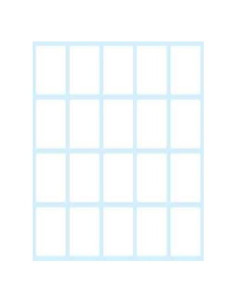 CF200 ETICHETTE BIANCHE 36X22