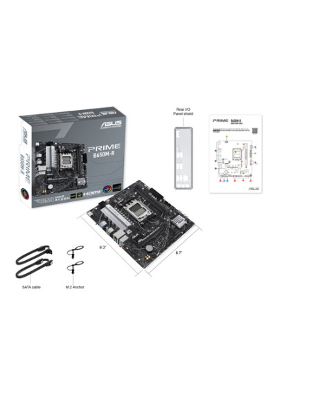 ASUS PRIME B650M-R AMD B650 Socket AM5 micro ATX