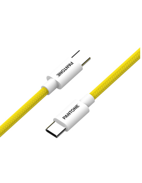 PANTONE USBC TO USBC CABLE YELLOW