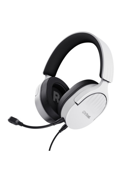 Trust GXT 489W FAYZO Auricolare Cablato A Padiglione Gaming Nero, Bianco