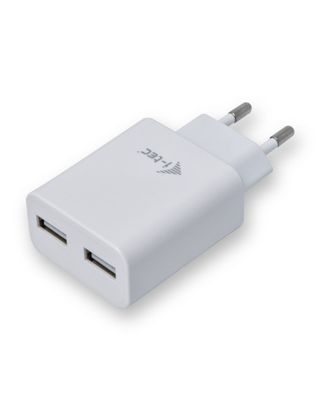 i-tec CHARGER2A4W Caricabatterie per dispositivi mobili Telefono cellulare Bianco AC Interno
