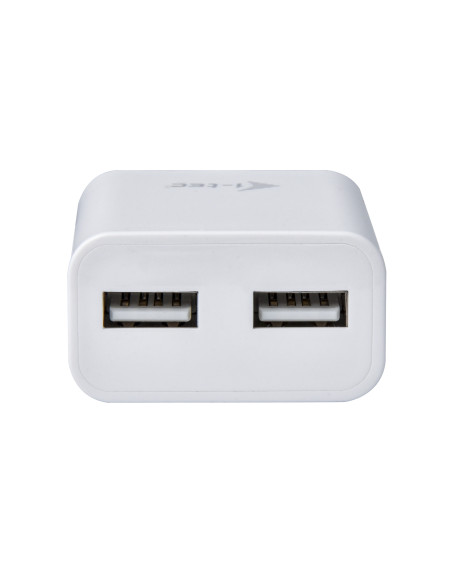 i-tec CHARGER2A4W Caricabatterie per dispositivi mobili Telefono cellulare Bianco AC Interno