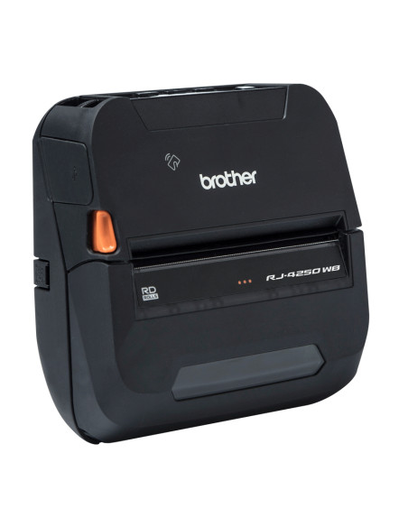 Brother RJ-4250WB stampante per etichette (CD) 203 x 203 DPI 127 mm/s Con cavo e senza cavo Wi-Fi Bluetooth