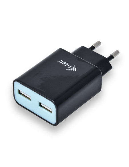 i-tec CHARGER2A4B Caricabatterie per dispositivi mobili Telefono cellulare Nero AC Interno