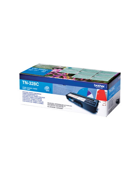 Brother TN-328C cartuccia toner 1 pz Originale Ciano