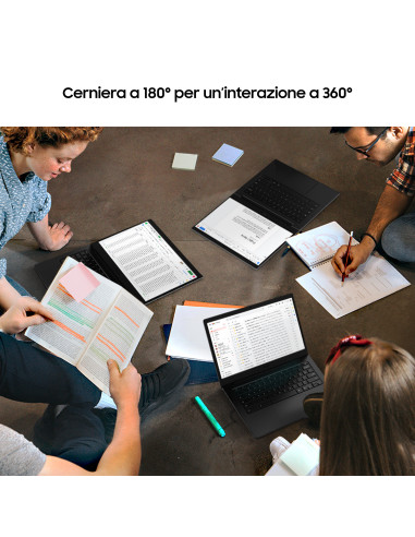 Samsung Galaxy Chromebook Go Intel® Celeron® N N4500 35,6 cm (14") HD 4 GB LPDDR4x-SDRAM 64 GB eMMC Wi-Fi 6 (802.11ax) ChromeO