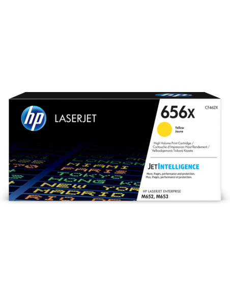 HP Cartuccia toner giallo originale ad alta capacità LaserJet 656X