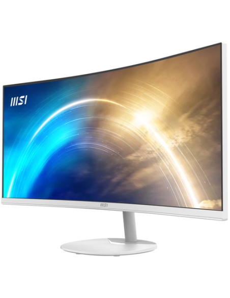 MSI Pro MP341CQW Monitor PC 86,4 cm (34") 3440 x 1440 Pixel UltraWide Quad HD Bianco