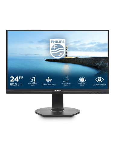 Philips B Line Monitor LCD FHD con dock USB-C 241B7QUPBEB/00