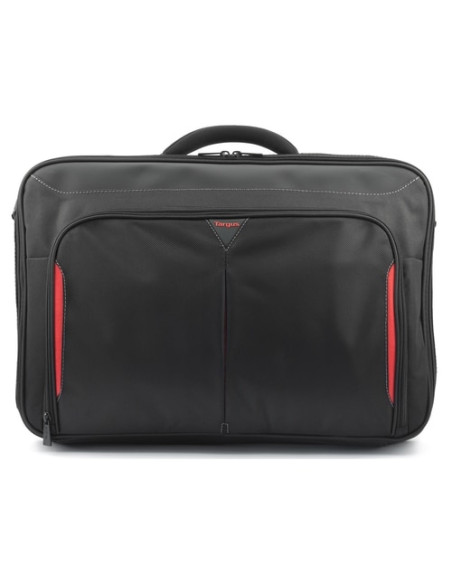 DELL Classic+ 45,7 cm (18") Valigetta ventiquattrore Nero, Rosso