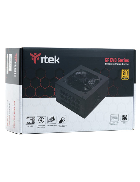 itek GF650 EVO alimentatore per computer 650 W 24-pin ATX ATX Nero