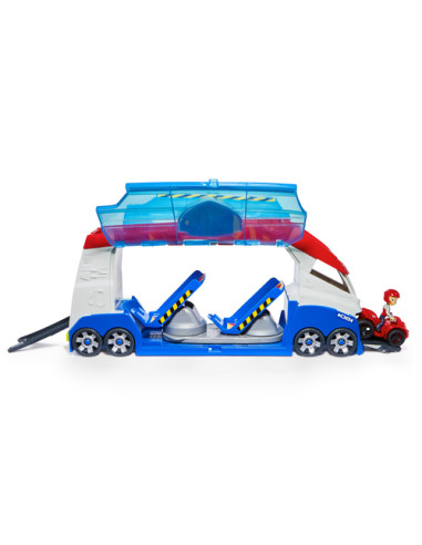 PAW Patrol , PAW Patroller trasformabile con lanciatore per veicoli, luci e suoni, personaggio di Ryder e quad giocattolo, Gioca