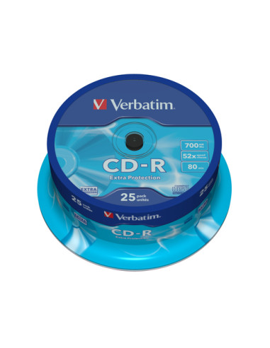 Verbatim CD-R Extra Protection 700 MB 52x 25 pz