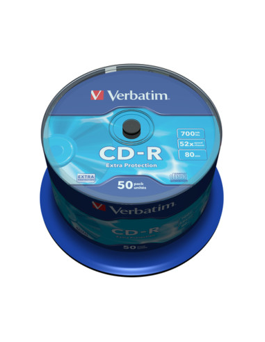 Verbatim CD-R Extra Protection 700 MB 52x 50 pz